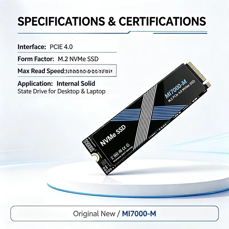 MI7000M SSD Interno M.2 NVMe P - M.2 Nvme 4Tb Pcie 4.0 Ssd avaliação e preço