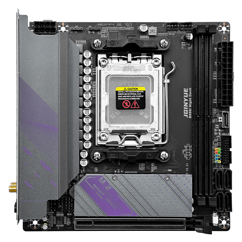 Placa-mãe JGINYUE AM5 Suporta  - B650 Itx Motherboard Wifi avaliação e preço