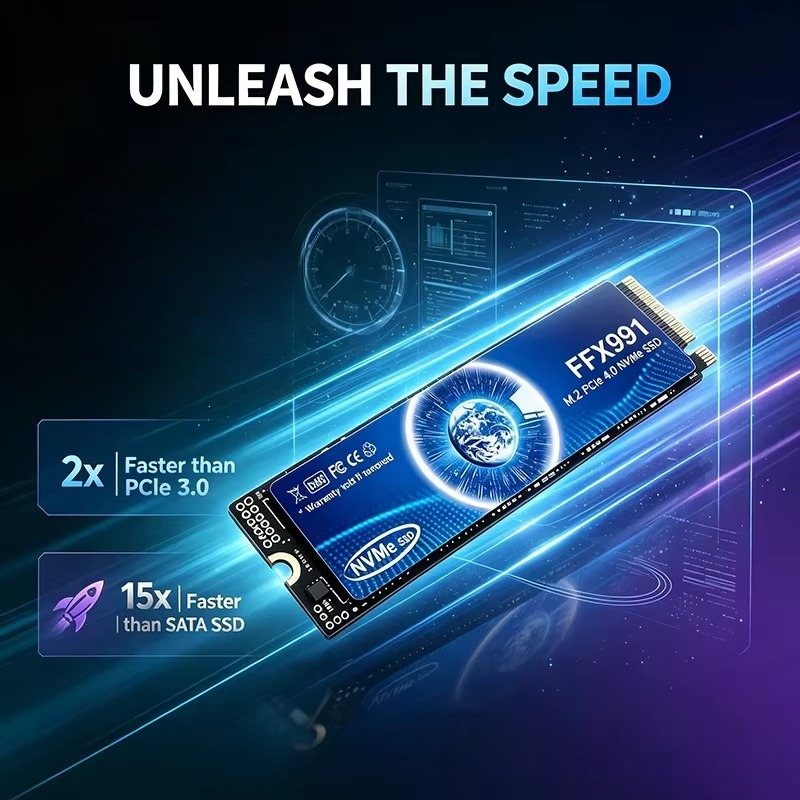FFX991 SSD Interno M.2 NVMe PC - M.2 Nvme 4Tb Pcie 4.0 Ssd avaliação e preço