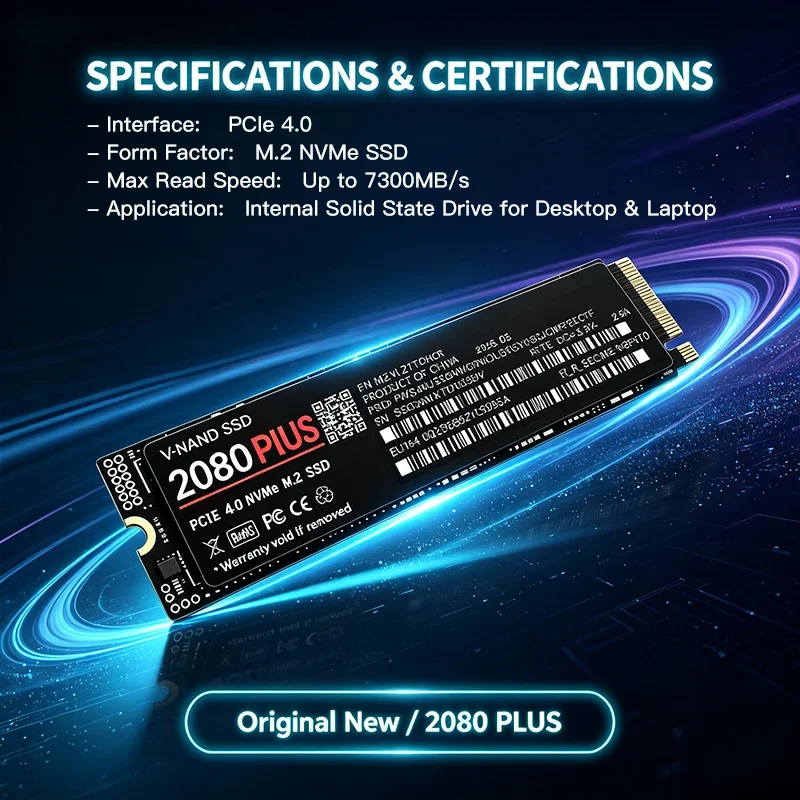 SSD M.2 NVMe PCIe 4.0 2080 PLU - M.2 Nvme 4Tb Pcie 4.0 Ssd avaliação e preço