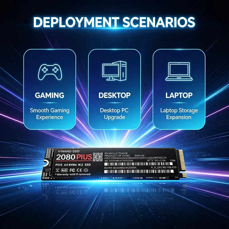 SSD M.2 NVMe PCIe 4.0 2080 PLU - M.2 Nvme 4Tb Pcie 4.0 Ssd avaliação e preço